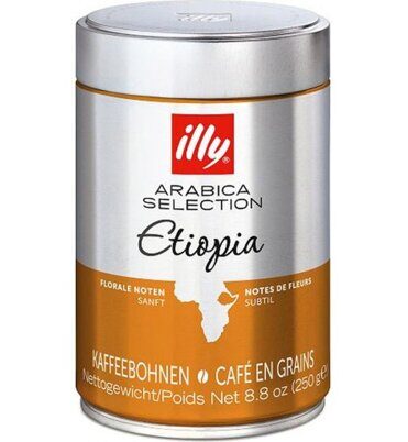 Кофе зерновой Illy Арабика Эфиопия Железная банка 250г