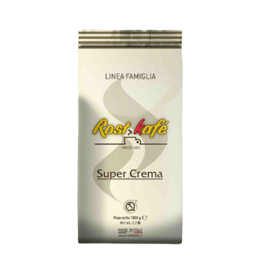 КОФЕ В ЗЕРНАХ ROSTKAFE «SUPER CREMA» 1 КГ,