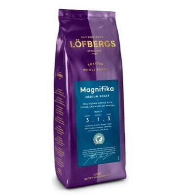 Кофе зерновой Lofbergs Magnifika 400г