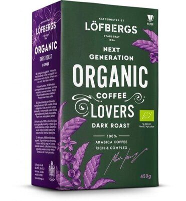 Кофе молотый Lofbergs Organic Dark 450 г