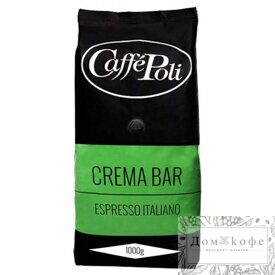 Кофе Caffe Poli Crema Bar зерновой 1000 г