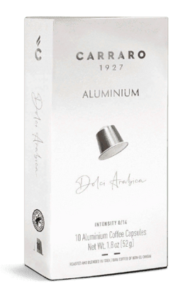 Кофе Carraro Dolci Arabica 10 алюминиевых капсул. Интенсивность 8