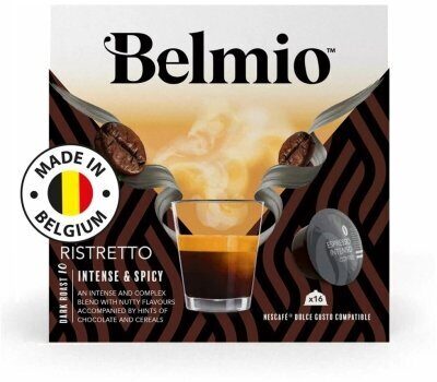 Кофе Belmio Ristretto 16 капсул. Интенсивность 10