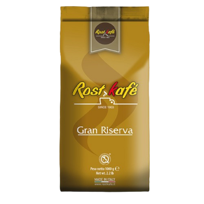 КОФЕ В ЗЕРНАХ ROSTKAFE «GRAN RISERVA» 1 КГ, 80% АРАБИКА