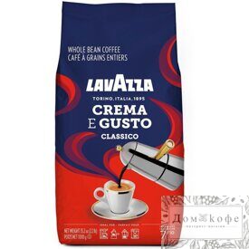 Кофе Lavazza Crema e Gusto Classico в зернах 1 кг