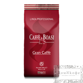 Кофе BOASI в зернах "Gran Caffe Professional" 1кг. 20% Арабика