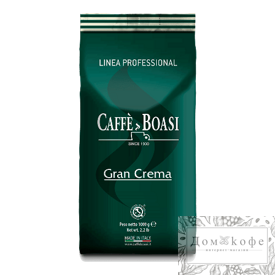 Кофе BOASI в зернах "Gran Crema Professional" 1кг. 5% Арабика