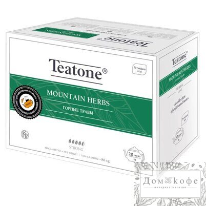 Горные травы,Teatone, 6*(20шт*4г)