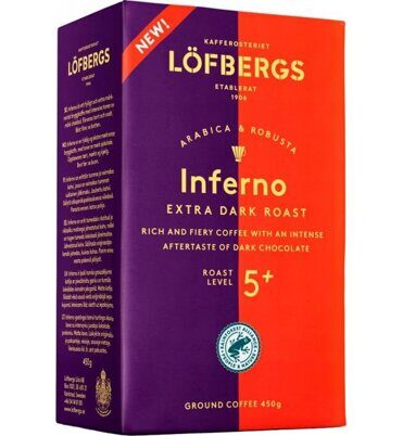 Кофе молотый Lofbergs Inferno 450 г