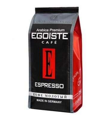 Кофе молотый Egoiste Espresso 250г