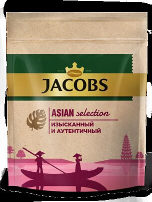 КОФЕ НАТУРАЛЬНЫЙ РАСТВОРИМЫЙ СУБЛИМИРОВАННЫЙ JACOBS ASIAN SELECTION 180Г